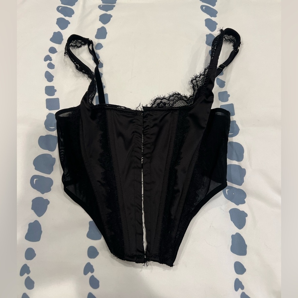 Elegant Black Corset Top